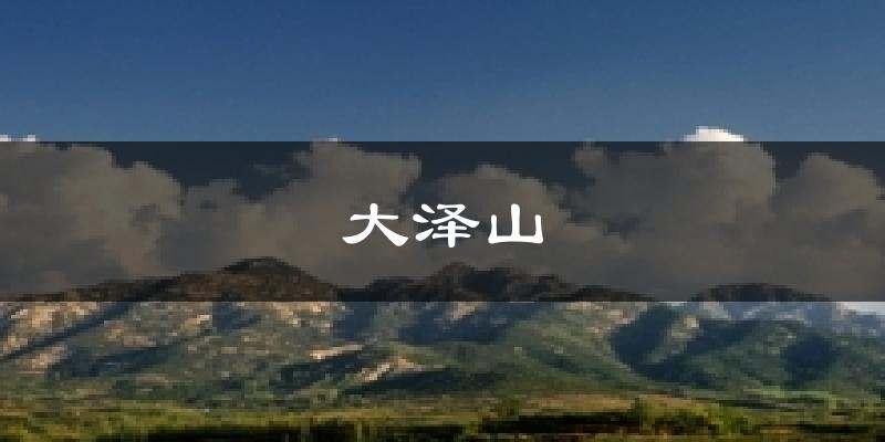 大泽山气温
